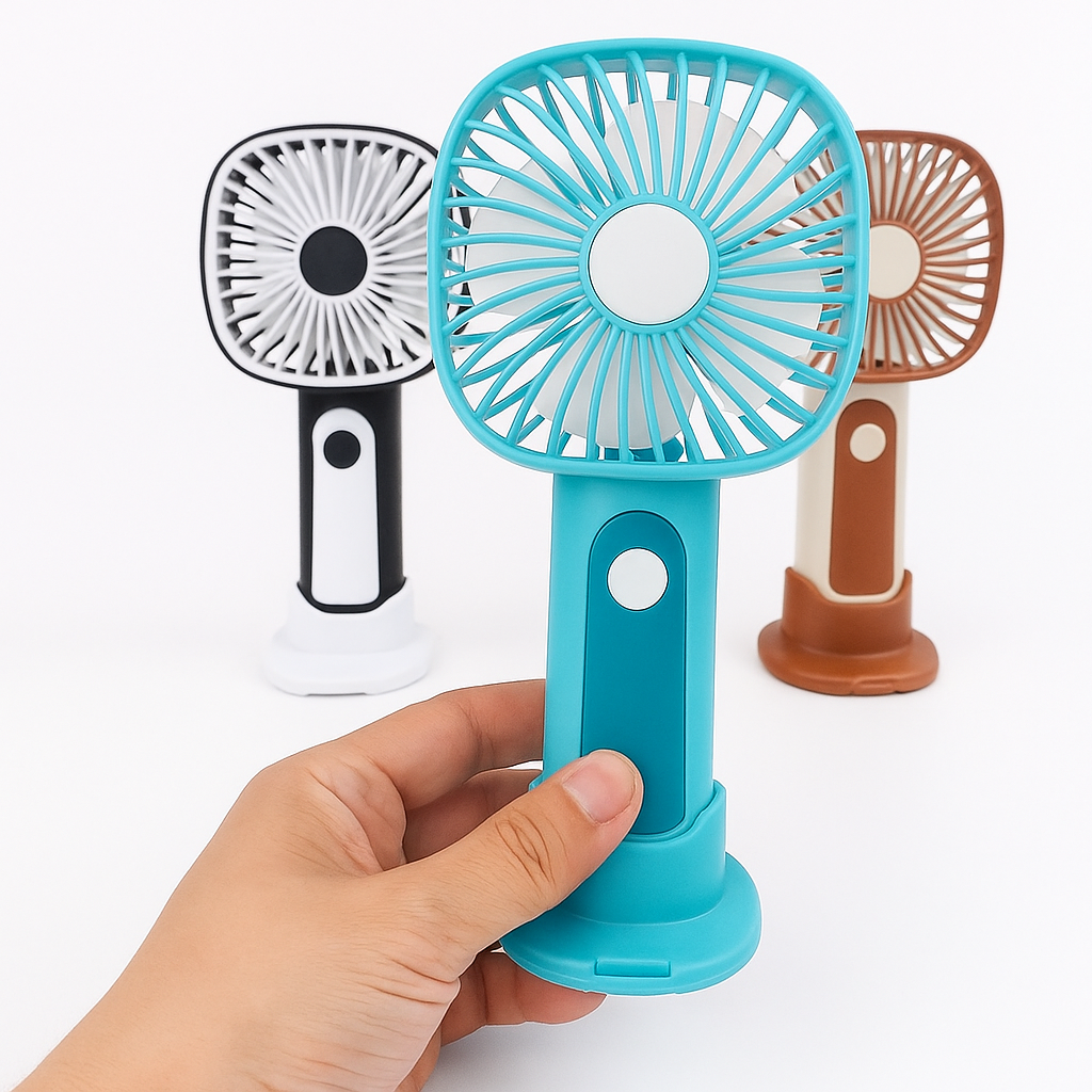 Mini Handheld Fan – 3-Speed USB Rechargeable | Bowlift