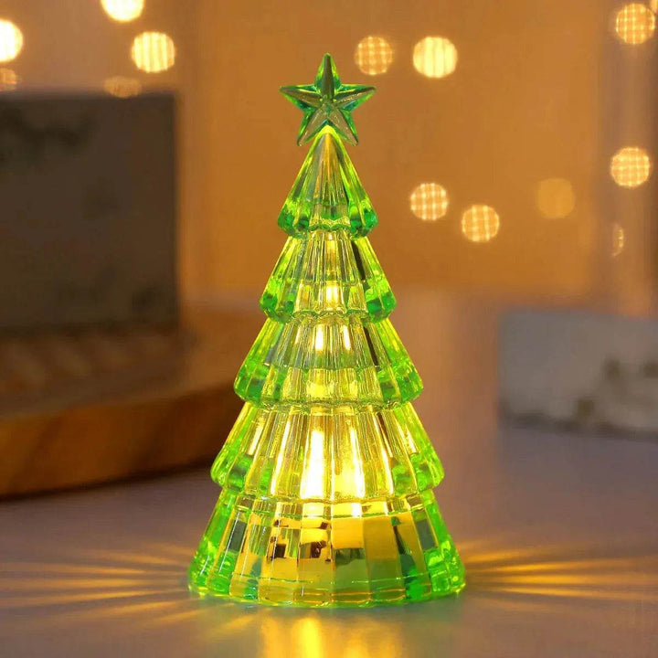 BowLift | Christmas Lawn Decoration Light-emitting Christmas Tree Crystal Small Night Lamp