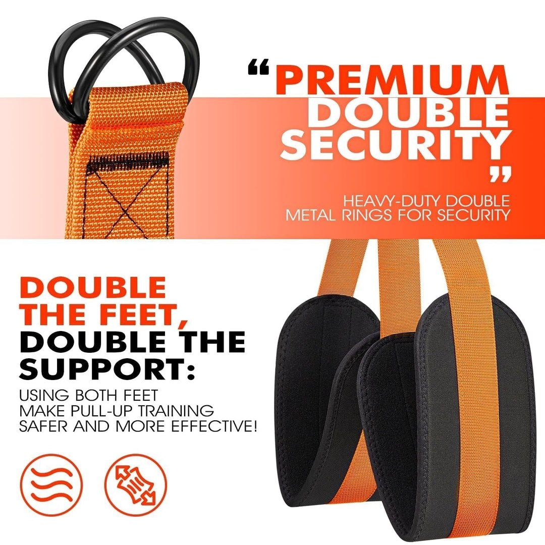 Pull-up assistance band with double foot system | Bowlift