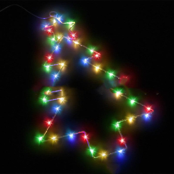 BowLift | Wrought Iron Christmas Tree Shaped Hanging Window Ornament