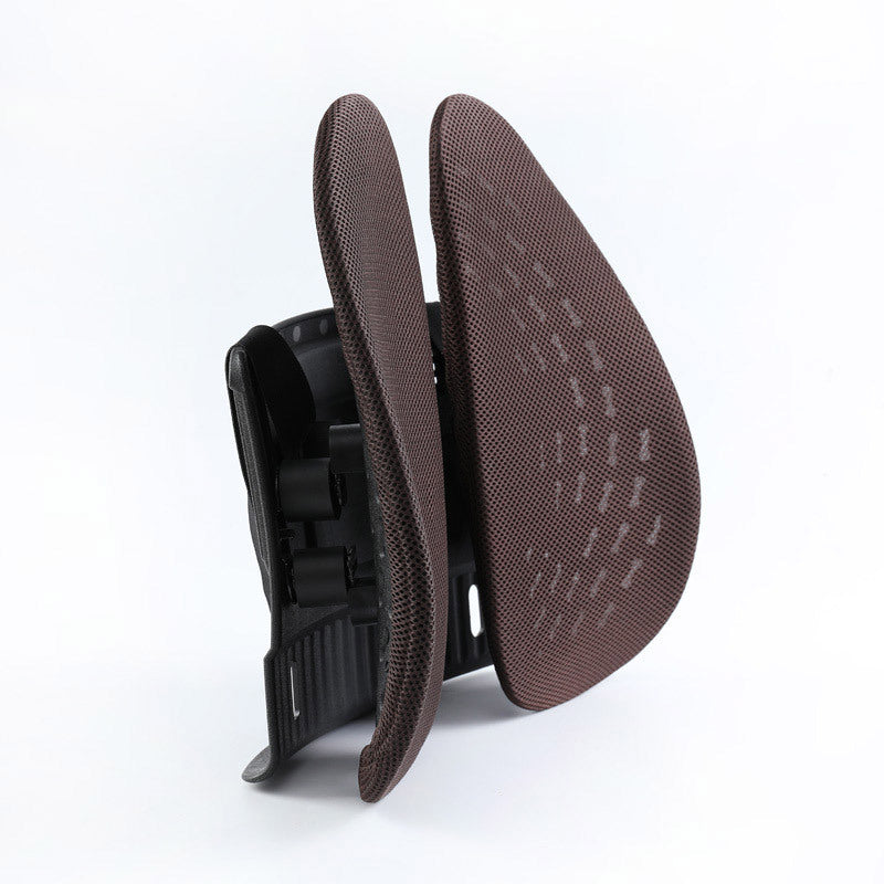 Ergonomic Dual-Shell Lumbar Back Support for Office Chairs Bowlift
