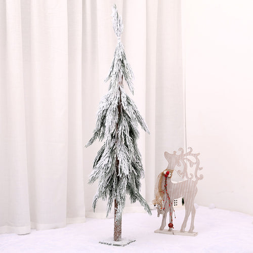 Artificial Snow-Covered Pine Tree Decoration