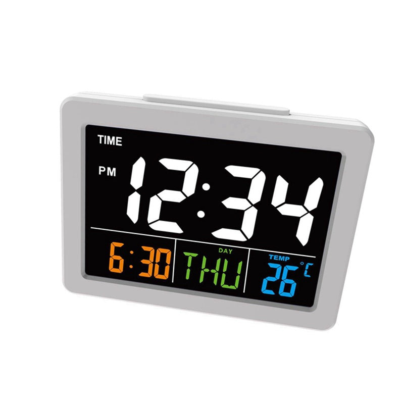 Digital Multifunction Alarm Clock with Large Display Bowlift