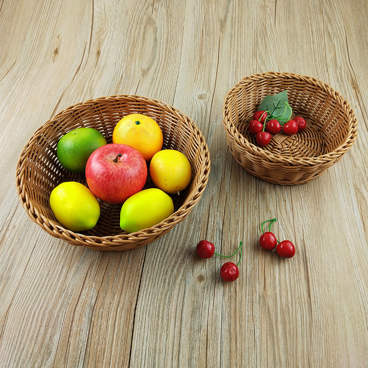 Women’s basket set made of woven natural material Bowlift