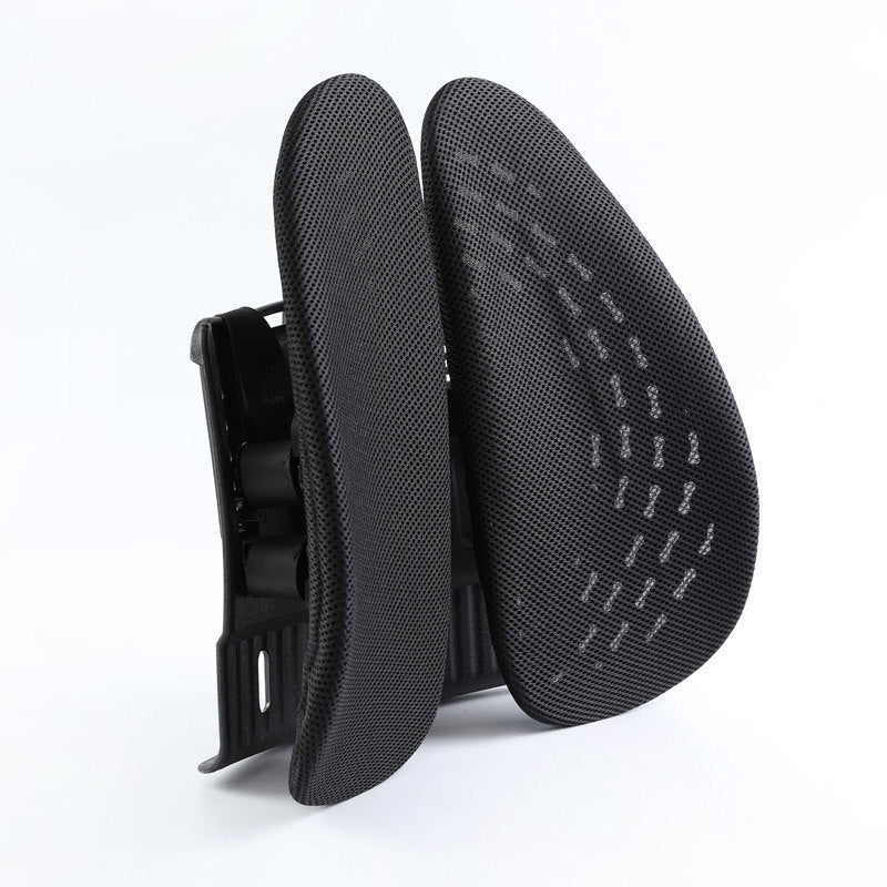 Ergonomic Dual-Shell Lumbar Back Support for Office Chairs Bowlift
