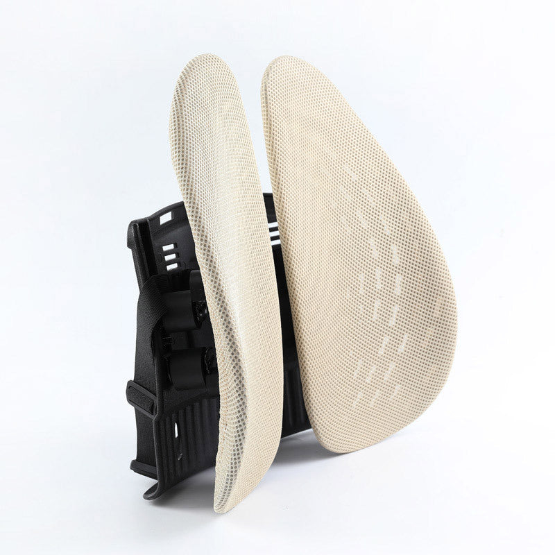 Ergonomic Dual-Shell Lumbar Back Support for Office Chairs Bowlift