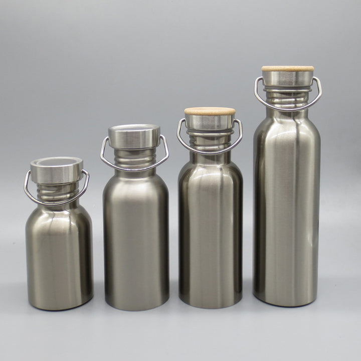 Women's Premium Stainless Steel Water Bottle with Bamboo Lid Bowlift