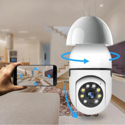 BowLift | WiFi Security Camera | 1080P HD | 355° Pan & Tilt | Night Vision | 128GB Expandable