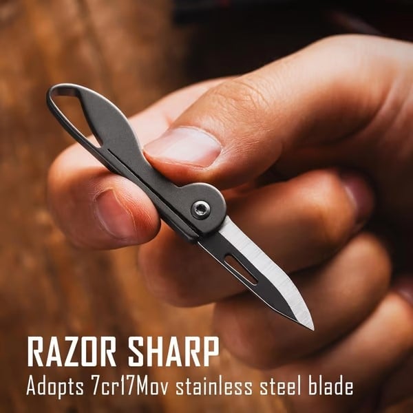 BowLift | Mini Titanium Alloy Folding Pocket Knife