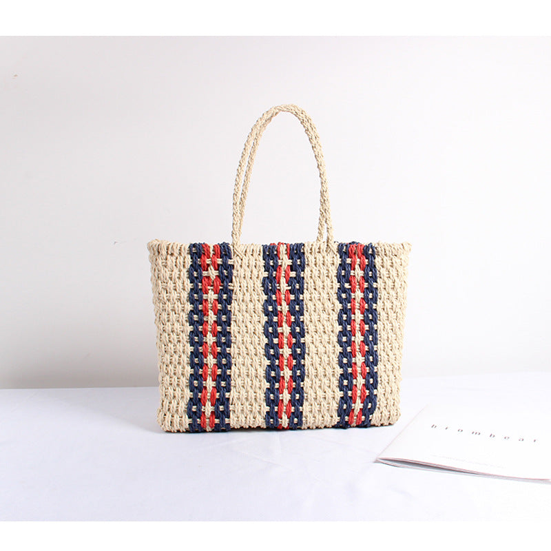 Spacious Braided Shopping Bag Bowlift