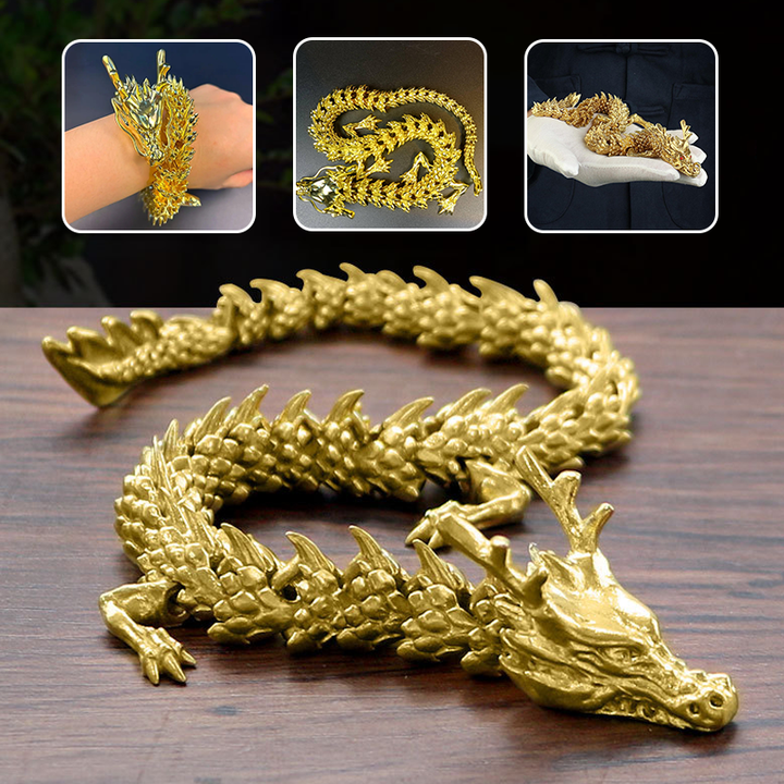 BowLift | Golden Dragon with movable joints