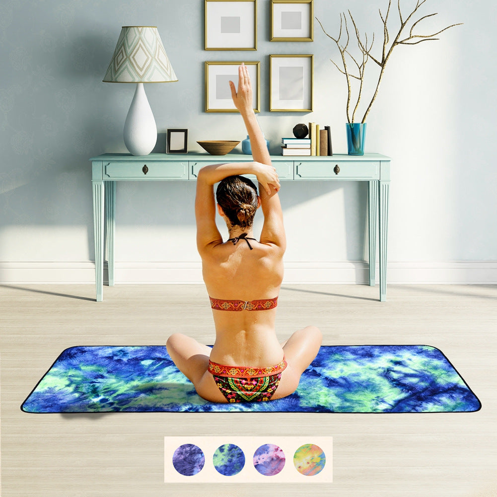Sport and yoga mat with non-slip surface and unique design Bowlift