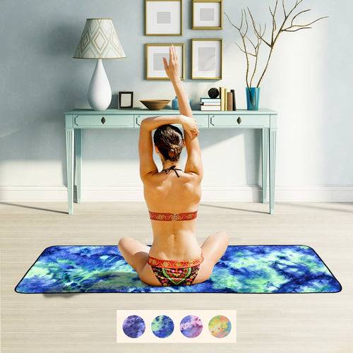 Sport and yoga mat with non-slip surface and unique design Bowlift
