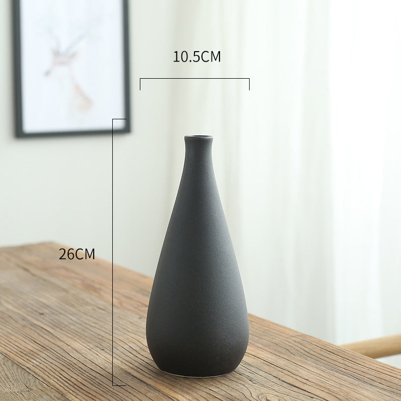 Contemporary Slim Ceramic Flower Vase