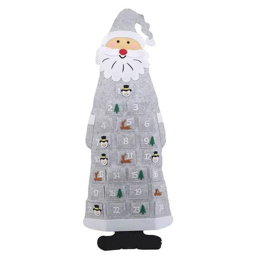 BowLift | Advent Calendar Fabric Christmas Hanging Pendant Santa Claus Felt Ornaments DIY Advent Calendars Christma Decoration Christmas