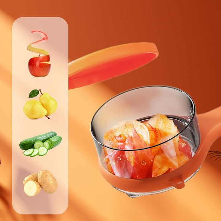 BowLift | Double-sided Stainless Steel Blade Peeling Knife With Storage Box