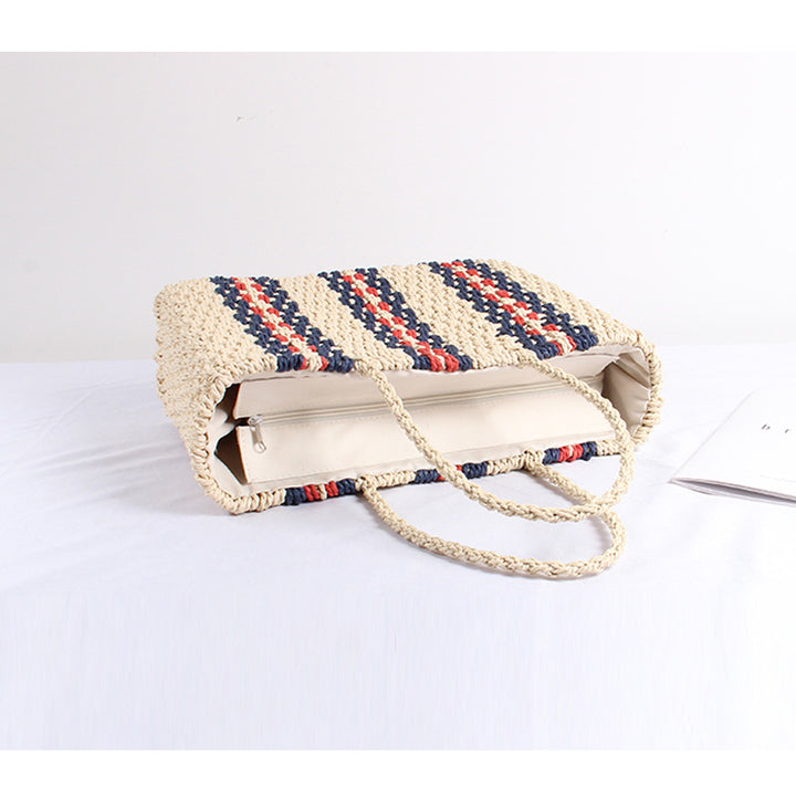 Spacious Braided Shopping Bag Bowlift