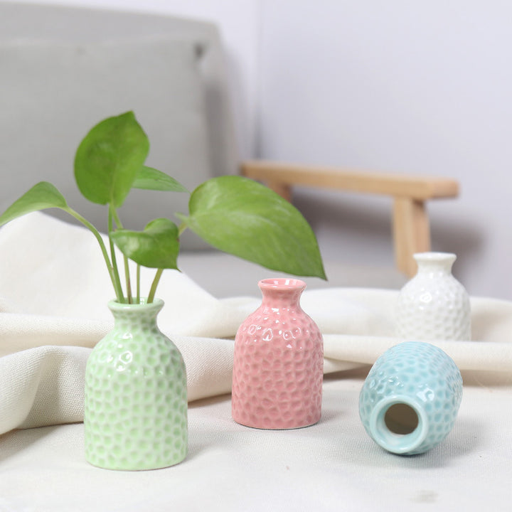 Textured Ceramic Plant Holder Bowlift