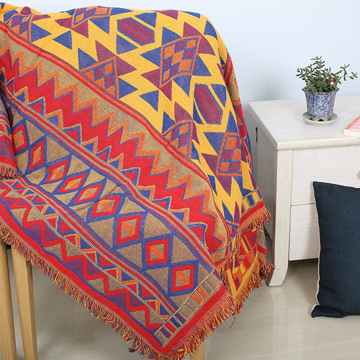 Artistic Woven Throw Blanket
