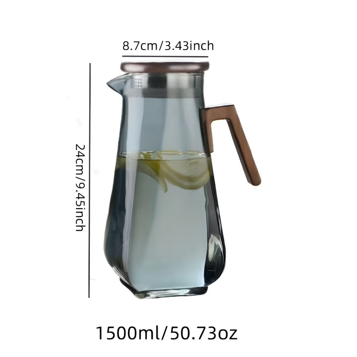 Glass Jug with Large Capacity – Heat Resistant and DuraBowlifte | Perfect for Water and Juice | Bowlift