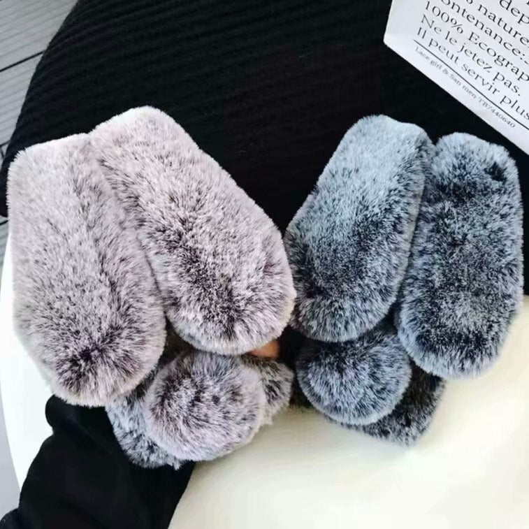 BowLift | Grey Fox Hair Fur Ball Grid Design Iphone Cases