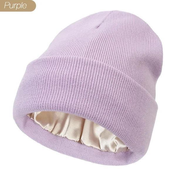 BowLift | Women’s Beanie Hat | Anti-Static & Anti-Frizz | Smooth Hair Protection | Cozy All-Day Comfort