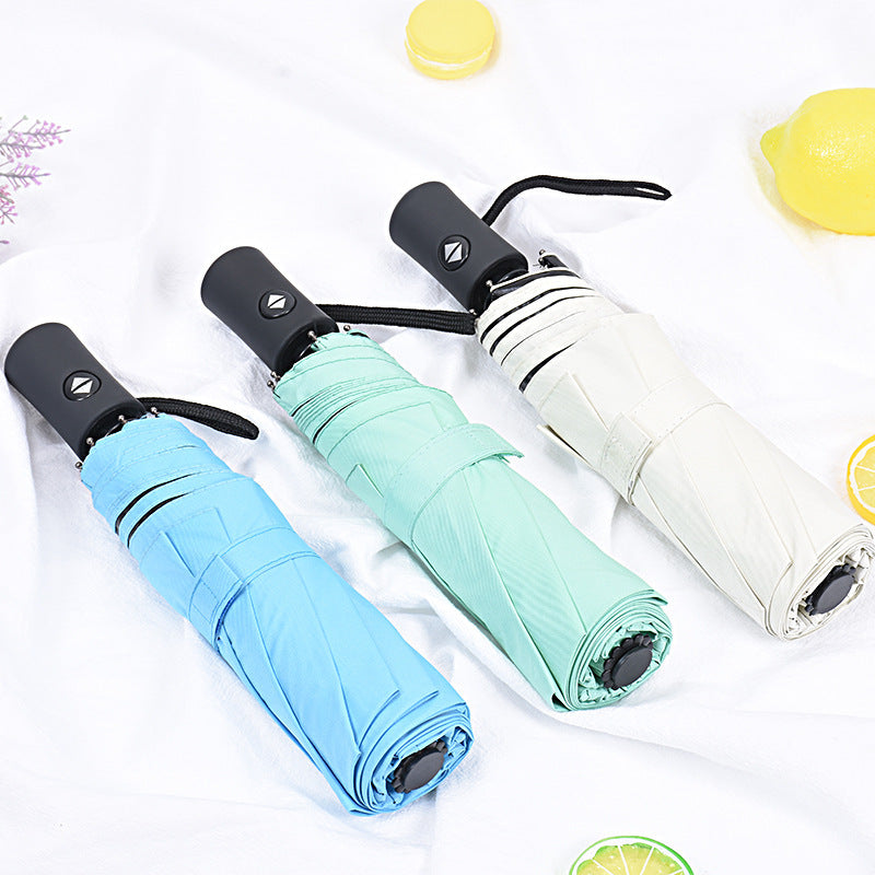 Women's automatic double umbrella with UV protection and large format Bowlift