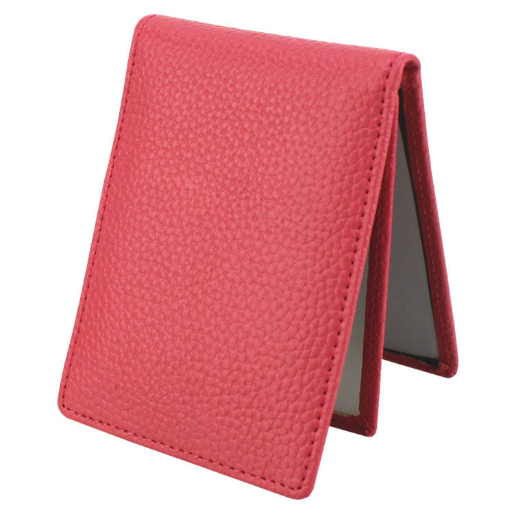 Chic Textured Leather Card Wallet
