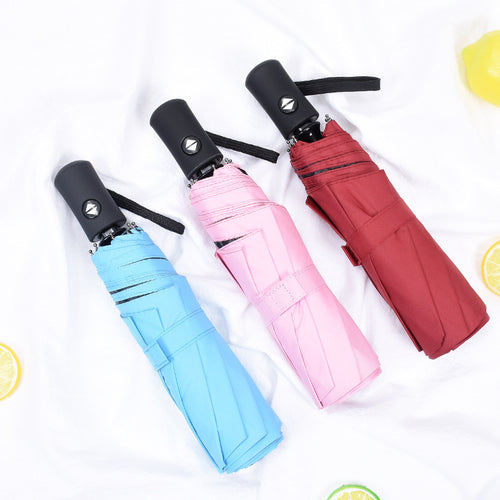 Women's automatic double umbrella with UV protection and large format Bowlift