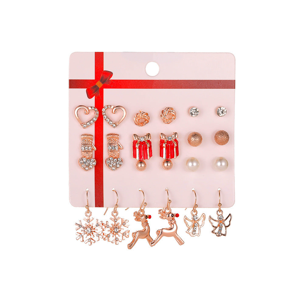 BowLift | New Holiday Set Earrings Santa Dripping