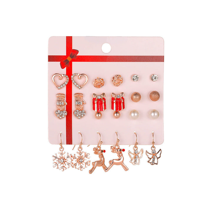 BowLift | New Holiday Set Earrings Santa Dripping