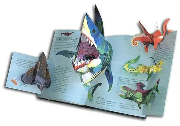 BowLift | DinoWorld 3D Pop-Up Book | Prehistoric Dinosaurs & Sea Monsters | Hardcover