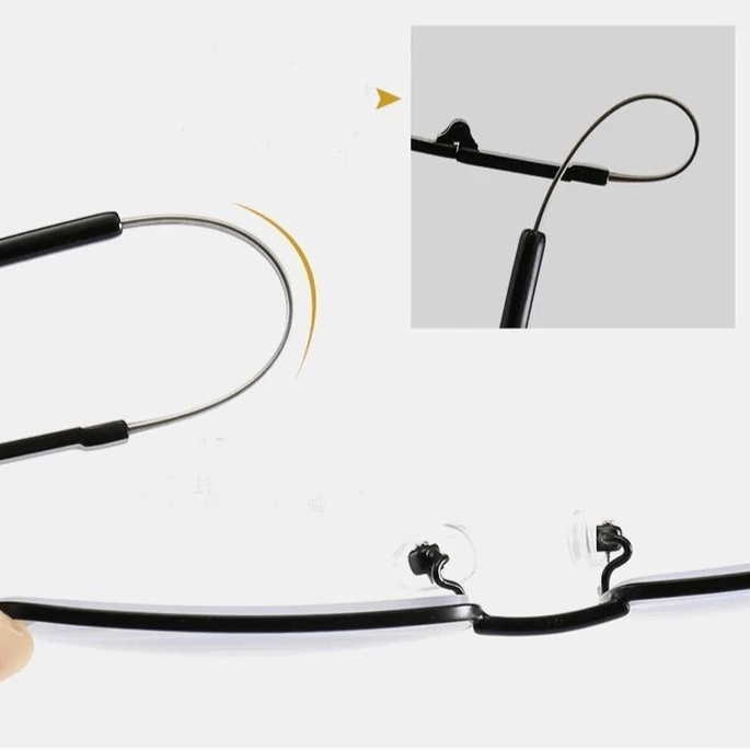 Bowlift | Dual-use titanium progressive reading glasses for distance and close-up