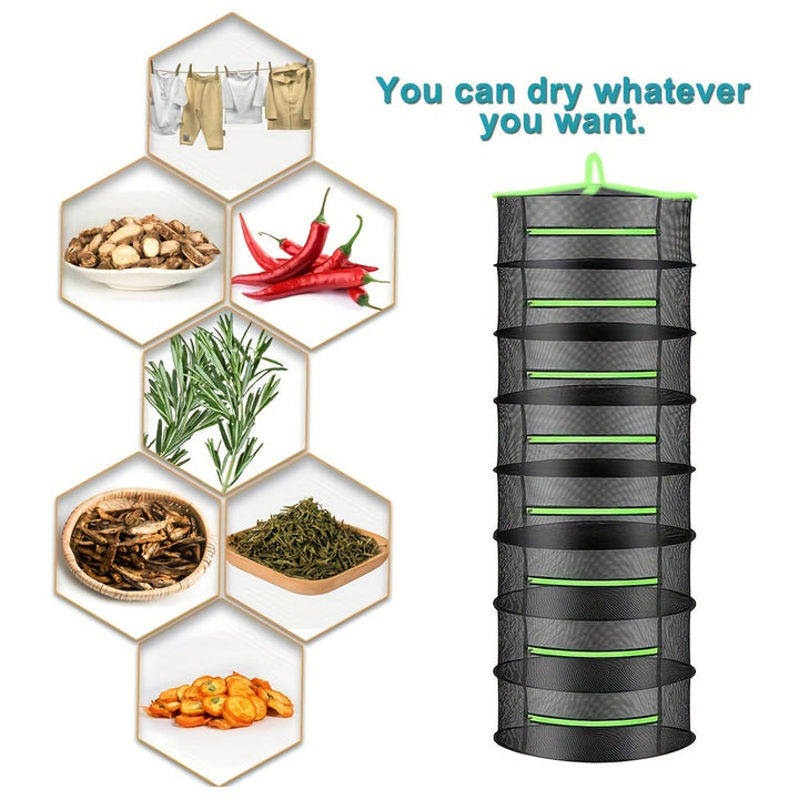 Herb drying rack foldable 6 or 8 levels | Bowlift