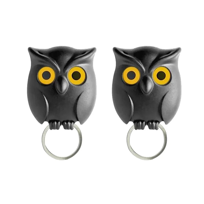 🦉The Key Guard is a Reliable Owl - Cute Night Owl Key Holder with Auto Open Close Eyes | Bowlift