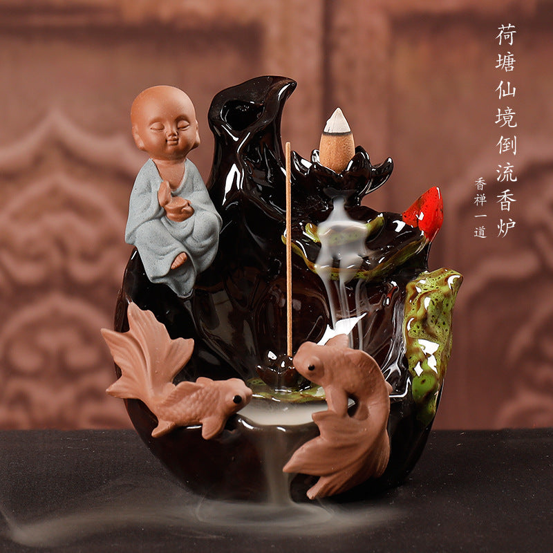 Zen Garden Spiritual Incense Waterfall Holder