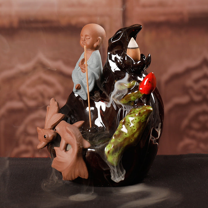 Zen Garden Spiritual Incense Waterfall Holder