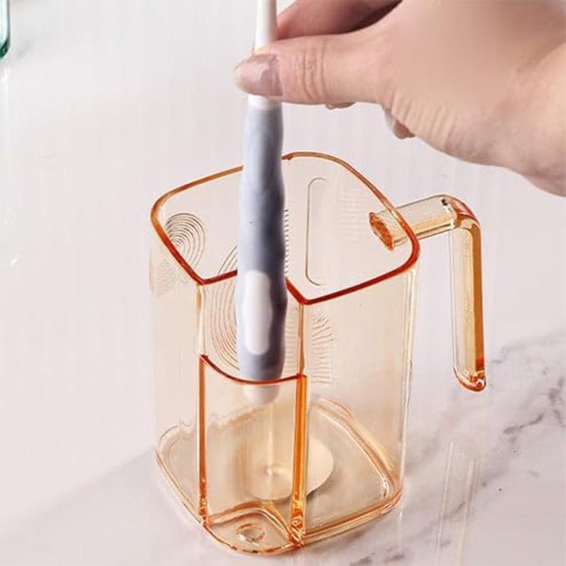 Self-Draining Toothbrush Tumbler Bowlift