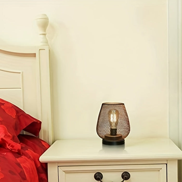 BowLift | AuroraMesh Table Lamp Set – Industrial Style with Warm Ambient Lighting