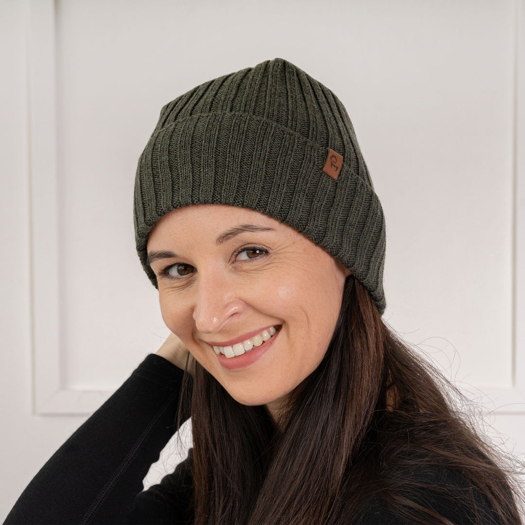 CozyMerino Beanie - Luxury Merino Wool Hat for Women Bowlift