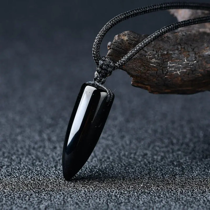 BowLift | Energetic Protection Obsidian Stone Necklace