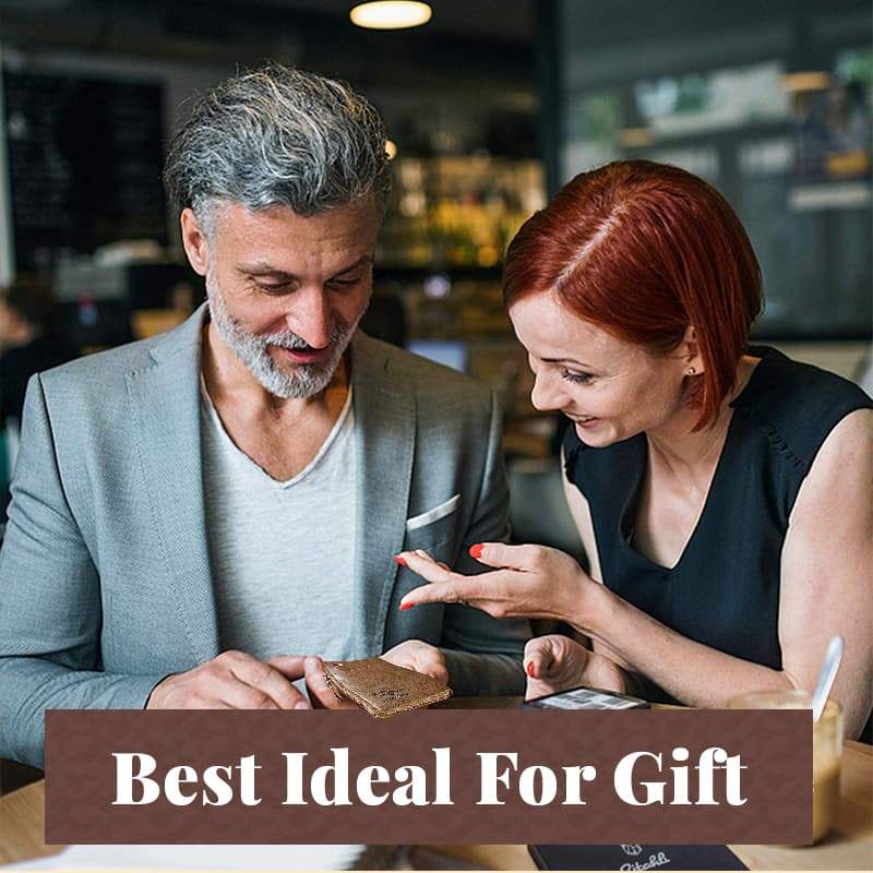 BowLift | Men's multifunctional RFID-blocking, waterproof and durable PU leather wallet for men