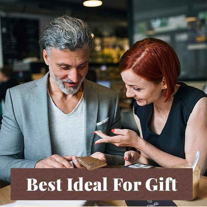 BowLift | Men's multifunctional RFID-blocking, waterproof and durable PU leather wallet for men
