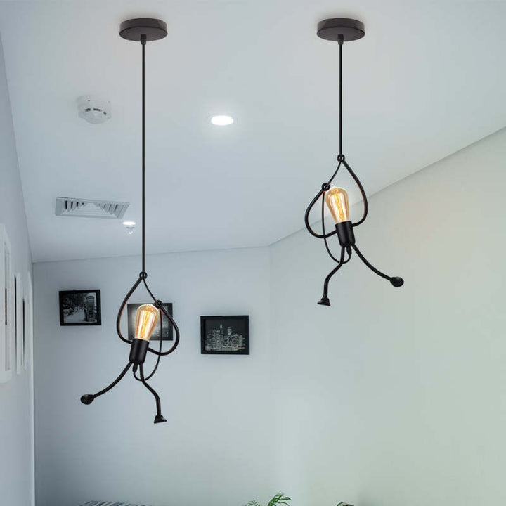 BowLift | Retro Iron Man Pendant Light