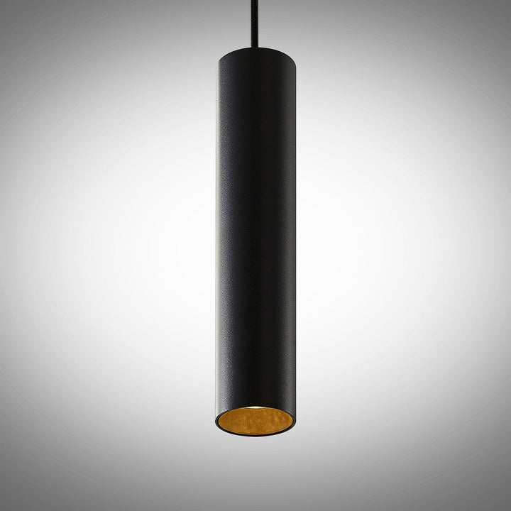 BowLift | Pendant Light Black Aluminum Tube Style