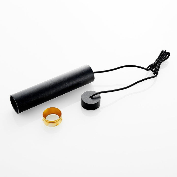 BowLift | Pendant Light Black Aluminum Tube Style
