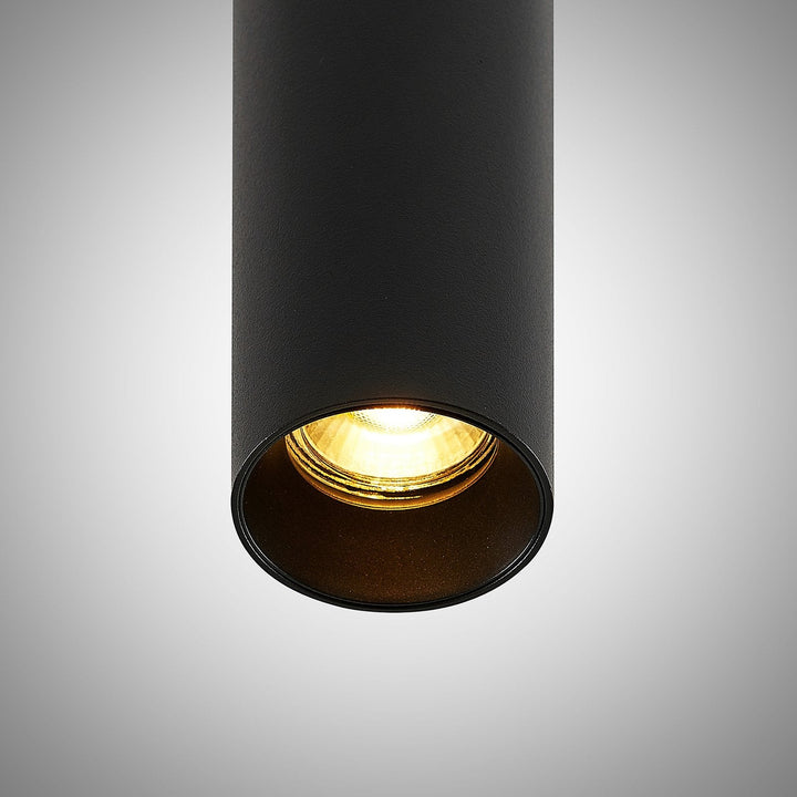 BowLift | Pendant Light Black Aluminum Tube Style