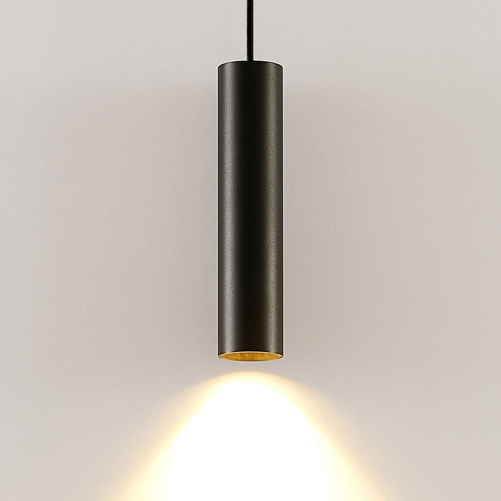 BowLift | Pendant Light Black Aluminum Tube Style