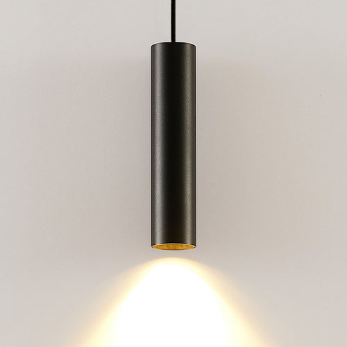 BowLift | Pendant Light Black Aluminum Tube Style