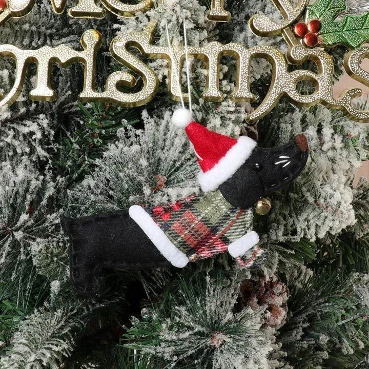 BowLift | Christmas Decorations Dressing Sausage Dog Small Pendant